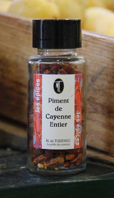 Épice piment de Cayenne entier - M. de Turenne - Le Potager Coudoux
