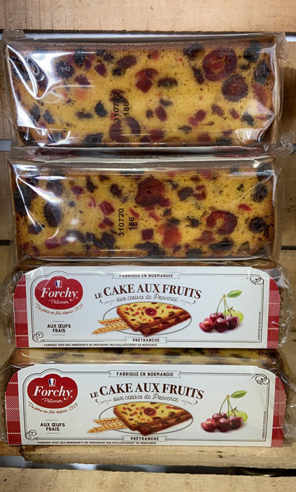 Cake aux fruits confits Forchy pâtissier (aux cerises de Provence)